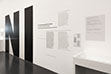 Signalétique de l'exposition "Tania Mouraud. Une rétrospective", Centre Pompidou-Metz